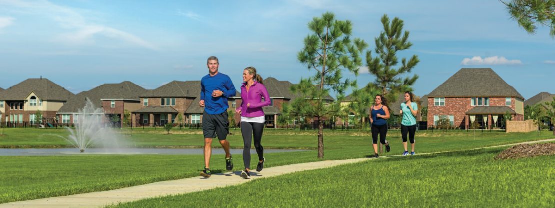 Joggers in New Cypress Home Community